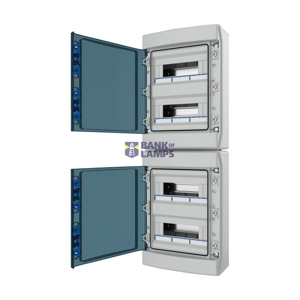 Surface Mounted Board, IP65, IK08, 4-rows 48 modules without screw ter image 4