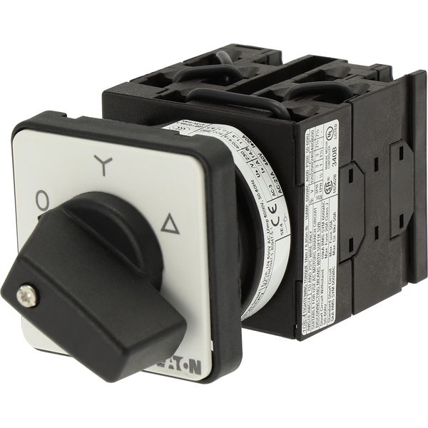 T0-4-8410/E Star-delta switches, T0, 20 A, flush mounting, 4 contact unit(s), Contacts: 8, 60 °, maintained, With 0 (Off) position, 0-Y-D, Design number 8410 image 10