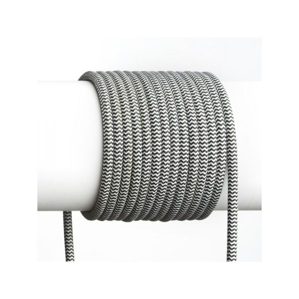 FIT 3x0,75 PPM textile cable black/white image 1