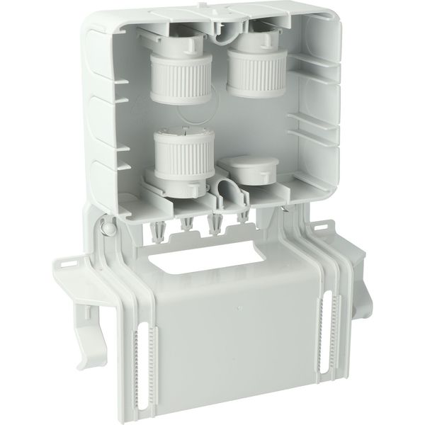 AK2-S/GZ IP40 with bended mountingplate for cable tray image 1