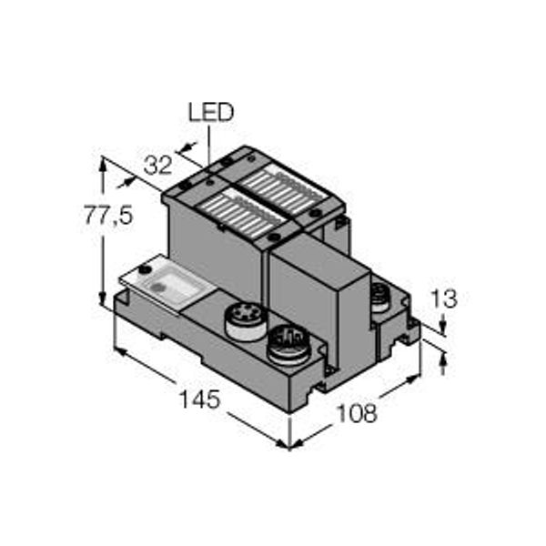 Set for Simple I/O Communication via DeviceNet™ in IP67   TI-BL67-DN-S-2 image 1