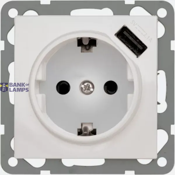 Universelle USB-Steckdose SCHUKO image 1