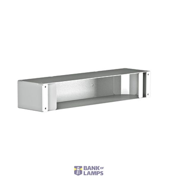 IS-1 cable manager overlength storage 2U RAL7035 lightgrey image 1
