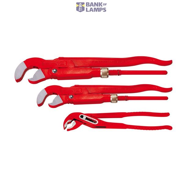 Pipe wrench set 1''-11/2''-SP10'' image 1