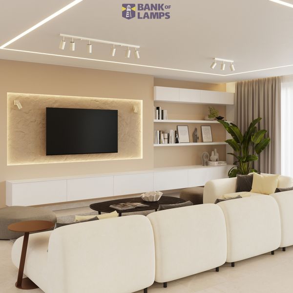 WALL LAMP RING BEIGE 1XGU10 image 5