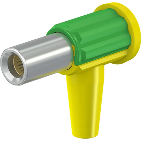 5.1 mm socket, screw connection, 4.0 mm², yellow/green, 55.3220-20 image 1