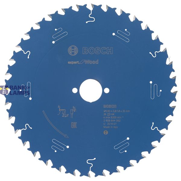 Circular saw blade Expert for Wood 230 x 30 x 2,8 mm, 36 image 1