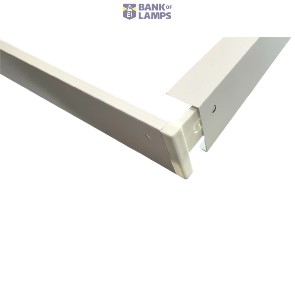 Mounted Frame Fit for 595*595 LED Panel screwless,  height 70mm White image 2