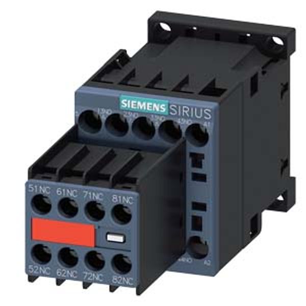 contactor relay, 4 NO + 4 NC, 110 V AC,...3RH2244-1AF00 image 1