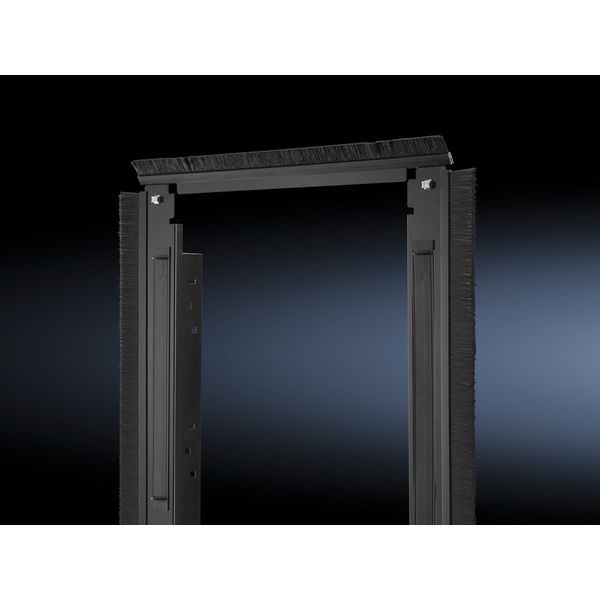 VX IT air baffle plate, WxH: 600x1200 mm,  for 19" standard, RAL 9005 image 2