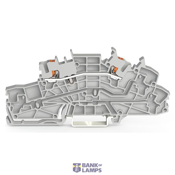Multilevel installation terminal block L Push-in CAGE CLAMP® gray image 1