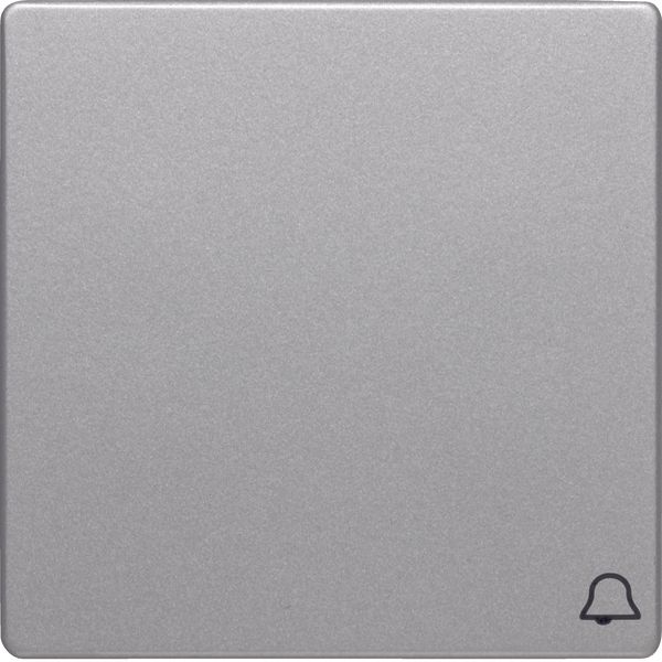 Rocker with imprinted symbol bell, Q.1/Q.3, aluminium velvety, lacquer image 1