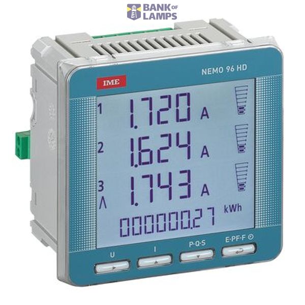 Nemo 96HD - Multifunction for LV application with active (cl.0.5s)/reactive (cl.2) energy counting on 4 quadrants image 1