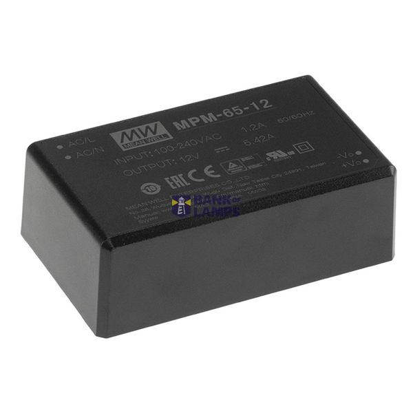 Mean Well MPM-65-48 AC/DC-Printnetzteil 48 V/DC 65.3 W image 1