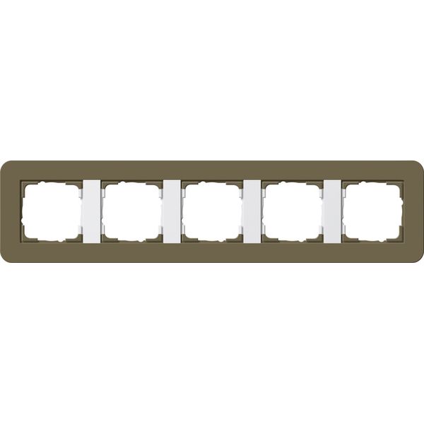 cov.fr. 5-g Gira E3 umber/p.white image 1