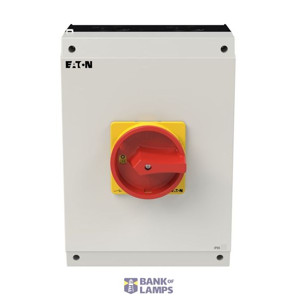P3 Main switch, 80 A,Surface mounting, 4 pole, Form I5/SVB, Red, Door  image 5