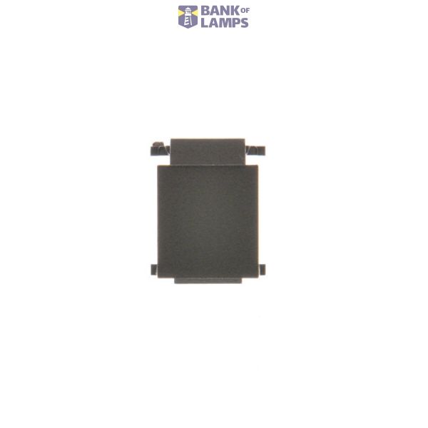 Blind for computer and telephone socket; brown matt image 1