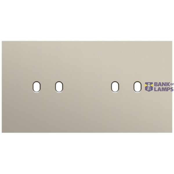 Twofold faceplate, horizontal 71 mm centre distance, for 2 Niko Toggle image 2