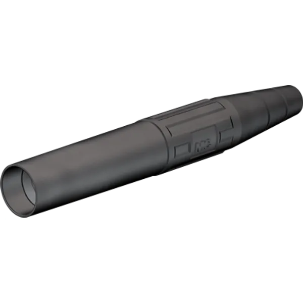 6 mm socket, crimp connection, 16 mm², black, 15.0020-21 image 1