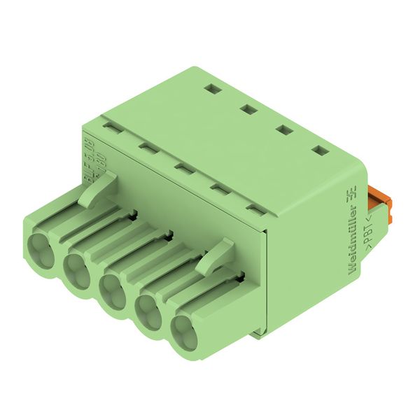 PCB plug-in connector, female plug, 5.08 mm, Number of poles: 5, 180°, PUSH IN with actuator, Clamping range, max. : 3.31 mm², Box image 2