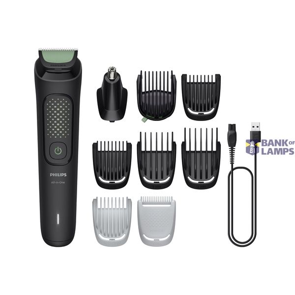 Philips All-in-One Hair Trimmer | MG3945/15 3000 Series | Cordless | Number of length steps 12 | Black image 1