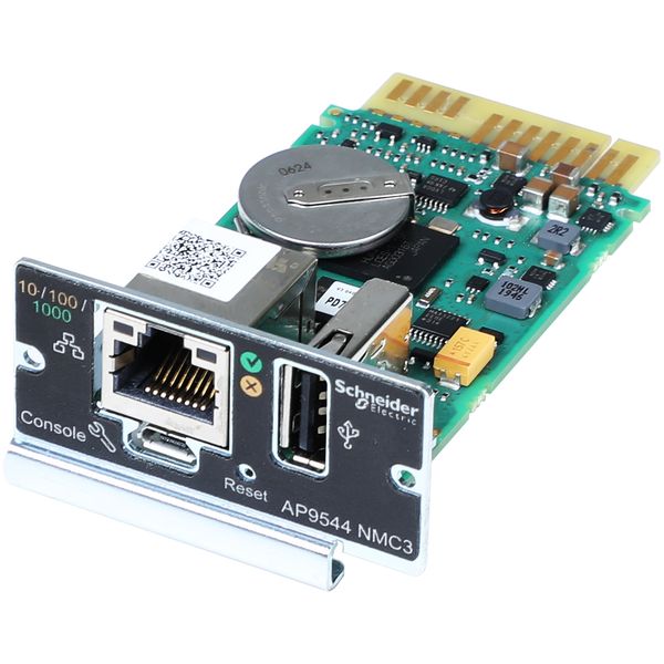 Device monitoring and management, Network Management Cards, NMC3 for Easy UPS On-Line, secure remote UPS monitoring and management image 1