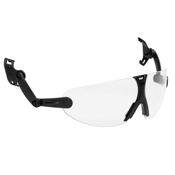 3M™ Hard Hat Integrated Safety Glasses, Clear, V9C image 3