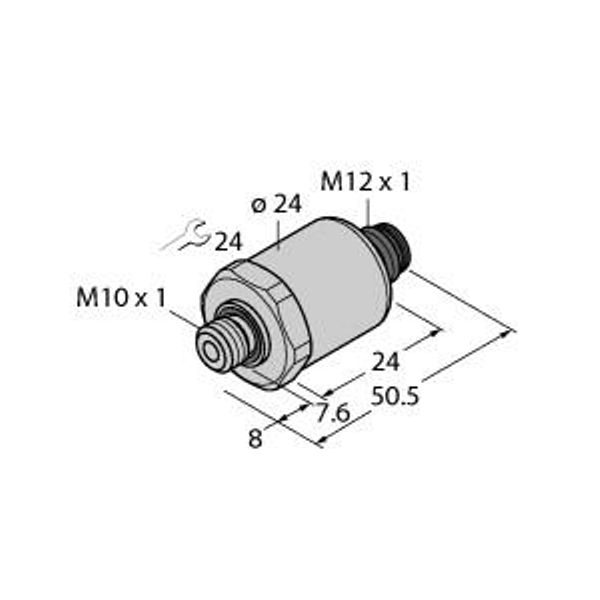 Pressure Transmitter With Current Output (2-Wire)   PT40R-1041-I2-H1141/X image 1