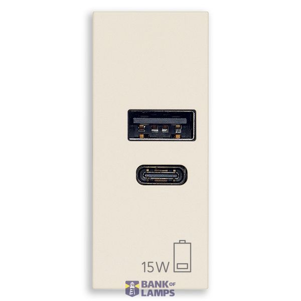 A+C-USB power unit 15W 5V 1M canvas image 1