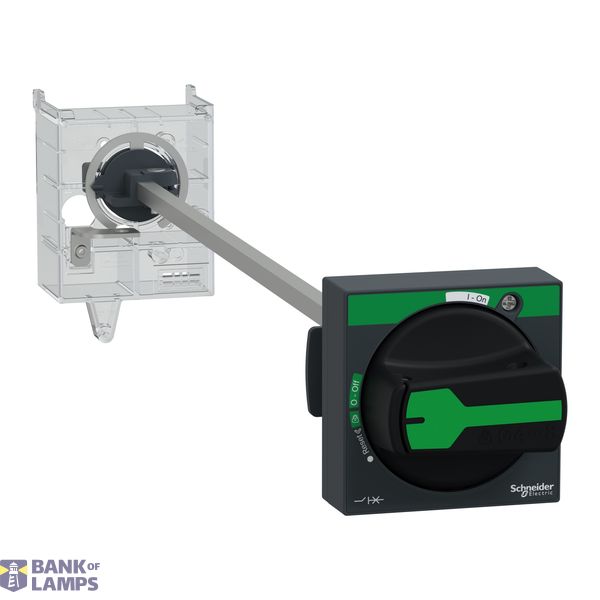GV3APN03 BLACK HANDLE FRONT PLATE IP65 W image 1