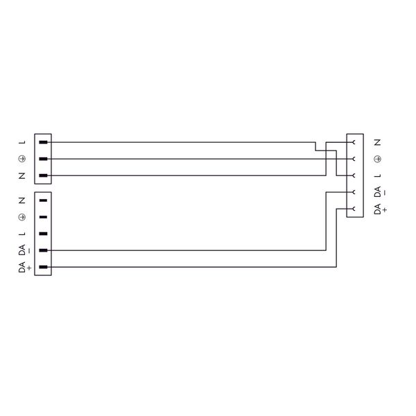 pre-assembled interconnecting cable;Eca;Socket/plug;black image 5