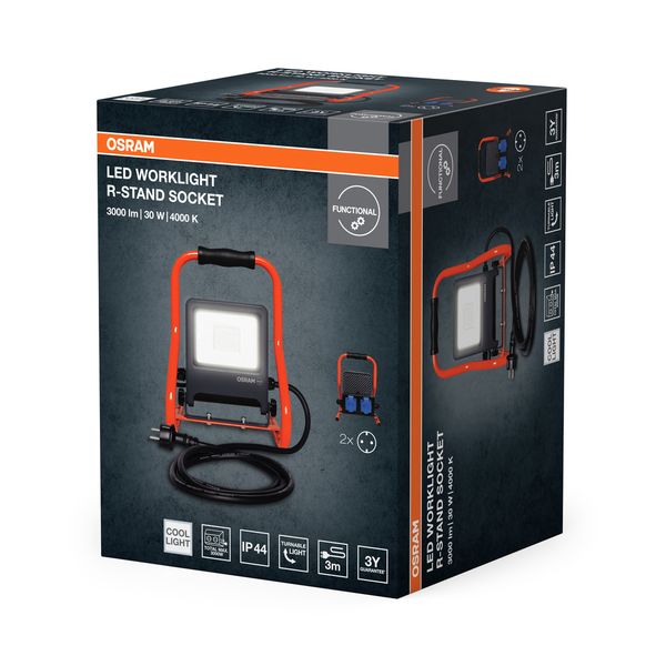 LED WORKLIGHT 30W 840 R-STANDSOCKETOSRAM image 2