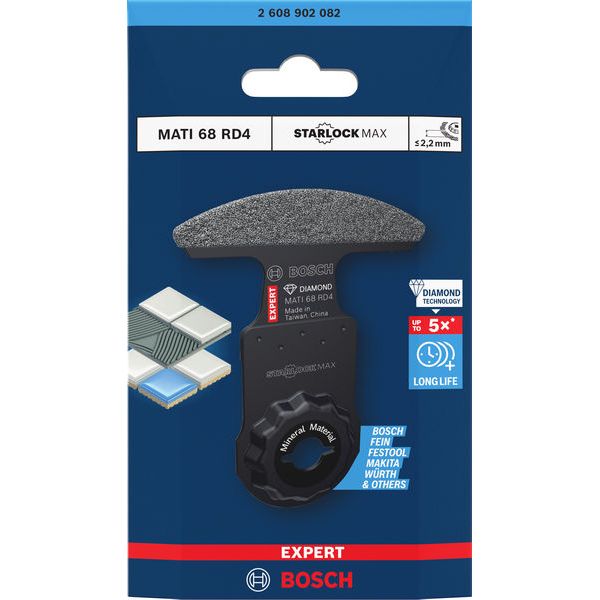 EXPERT Corner Blade MATI 68 RD4 Multitool Blade 68 x 3 mm image 1