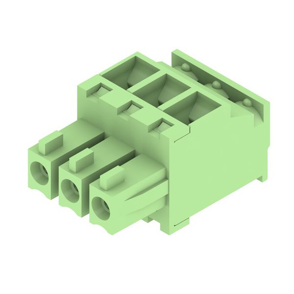 PCB plug-in connector, female plug, 3.81 mm, Number of poles: 3, 90°, Clamping yoke connection, Clamping range, max. : 1.5 mm², Box image 2