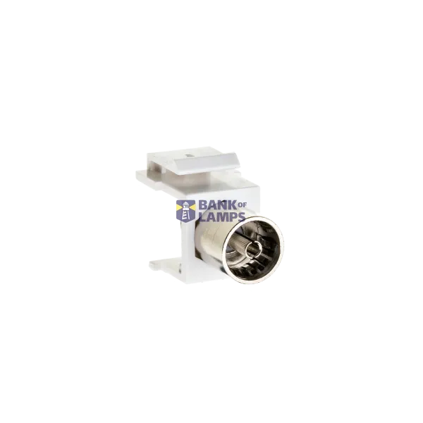 KEYSTONE F-IEC CONNECTOR FEMALE WHITE 20-PACK image 1