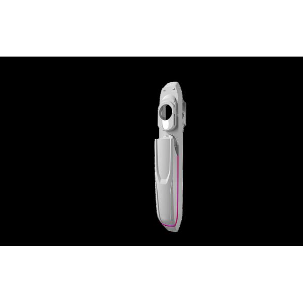 AX Comfort handle, for AX with locking rod, with lock insert KESO/KABA image 1