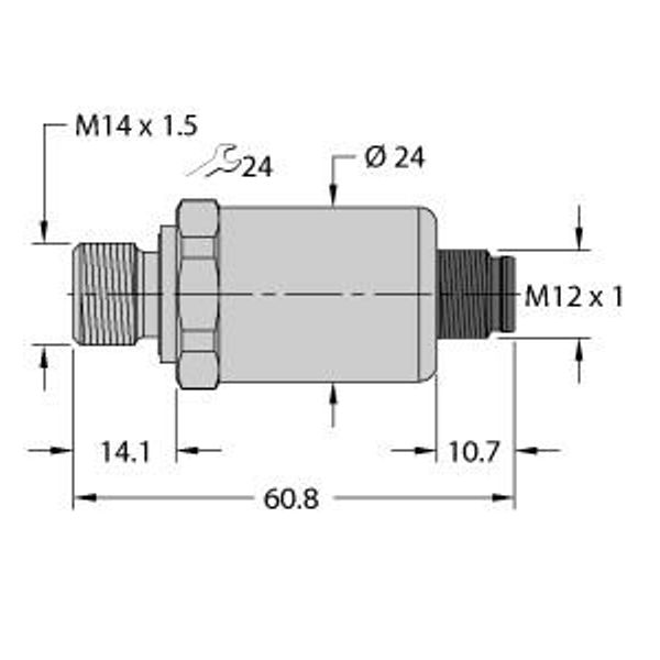 Pressure Transmitter With Current Output (2-Wire)   PT600R-2119-I2-H1143 image 1