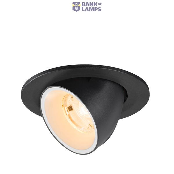 NUMINOS© GIMBLE S recessed ceiling 2700K 20ø IP20 rnd bl/wh image 1