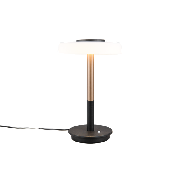 Celeste LED table lamp matt black/white/coffee brown image 1