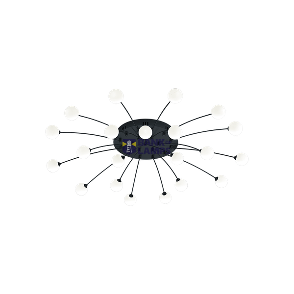 Bullet LED ceiling lamp matt black image 1