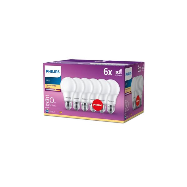 LED 60W A60 E27 WW FR ND 6CT/4 image 4