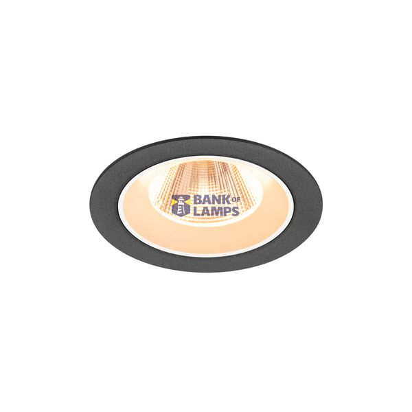 NUMINOS© M recessed ceiling light 2700K 20ø IP20 round bl/wh image 1