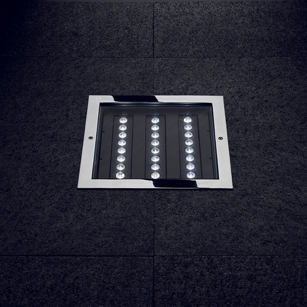 STEEL SQUARE 34 24LED 26W 10X45Â° 3000K image 1