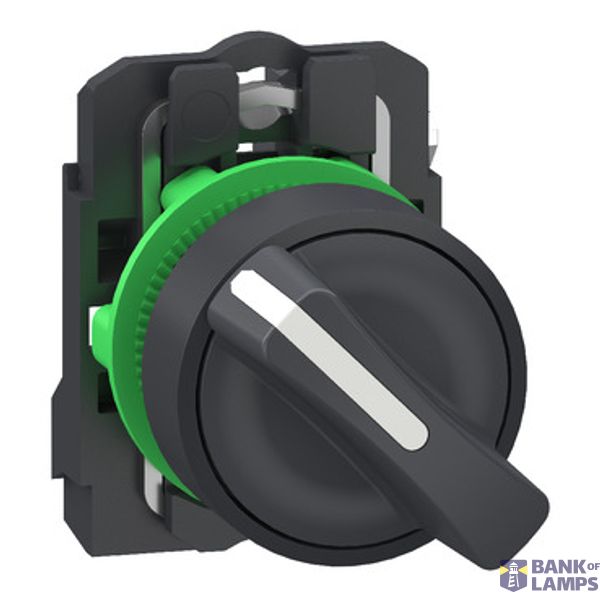 Plastic SS 2-pos stay put 1 NO Push-in image 1