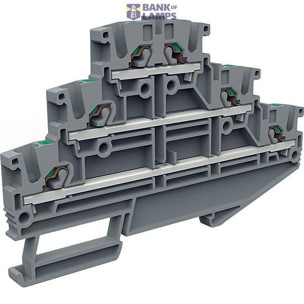 Three-level - Push-in terminal EFT210GR 2.5 mm² gray image 1