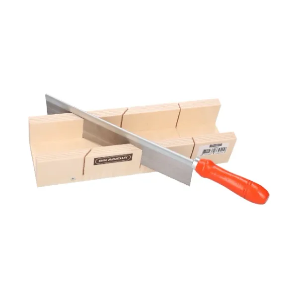 Skandia mitre box and saw 300x57mm image 1
