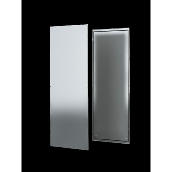 TS SIDE WALLS PAIR RAL 7035 2000x800mm image 2