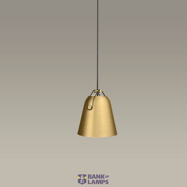 Pendant Napa Small for Deltatrack E27 23W Matte gold image 1