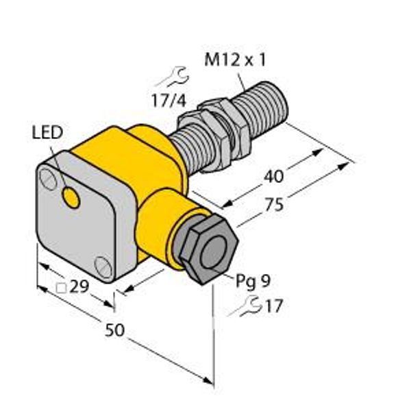 Inductive Sensor   BI3U-EG12SK-AP6X image 1