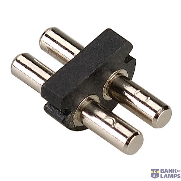 MINI ALU TRACK longitudinal coupler, max. 12,5A, chrome image 1